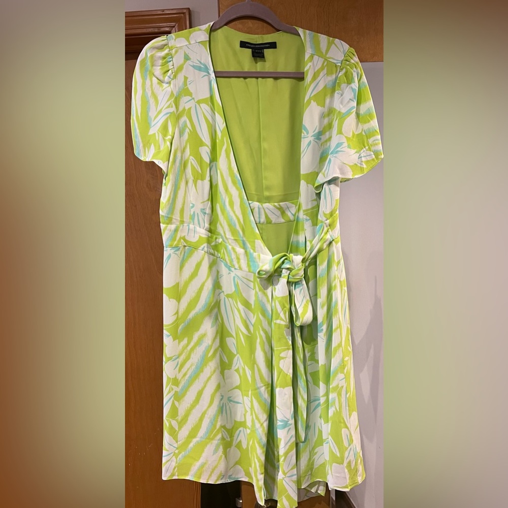 Colorful , wrap dress. Worn once